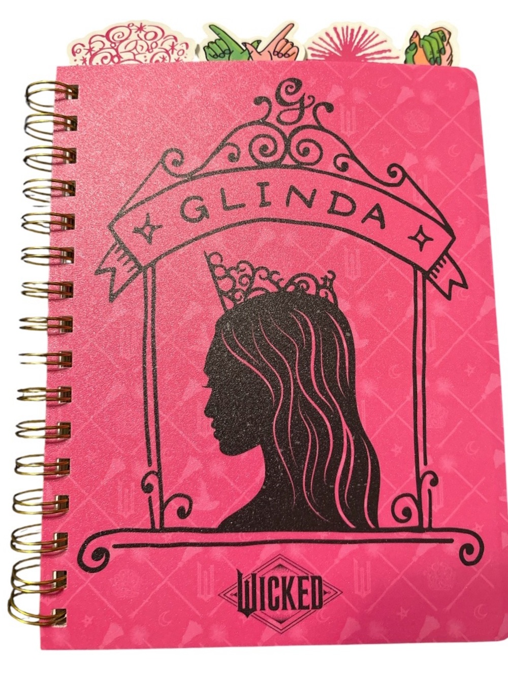 Glinda Wicked Pink Spiral Journal